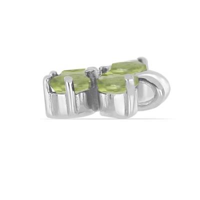 BUY 925 STERLING SILVER NATURAL PERIDOT GEMSTONE BUTTERFLY DESIGN PENDANT